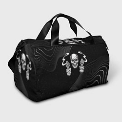 Спортивная сумка Череп с пистолетами