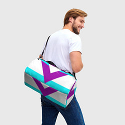 Сумки спортивные В ретро стиле FIRM, цвет: 3D-принт — фото 2