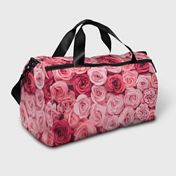 Спортивная сумка Чайная пыльная роза - нежно розовый цветок