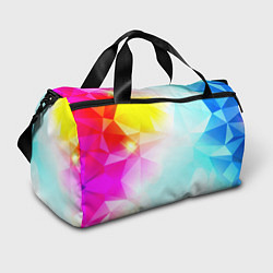 Спортивная сумка Gradient colors geometry