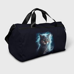 Спортивная сумка Котик с молниями