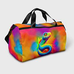 Спортивная сумка Змейка в красках