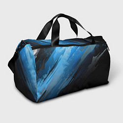Сумки спортивные Black blue style, цвет: 3D-принт