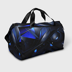 Спортивная сумка Blue black background