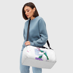 Сумки спортивные Весенний единорог с цветущей сакурой арт, цвет: 3D-принт — фото 2