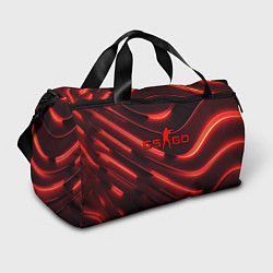 Спортивная сумка CS GO red neon