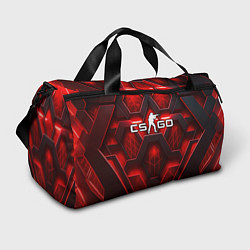 Спортивная сумка CS GO red space abstract