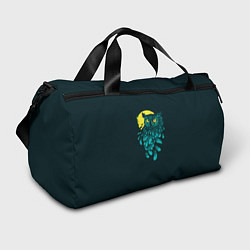 Спортивная сумка Бирюзовая сова