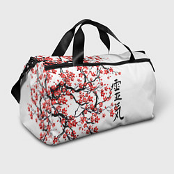 Спортивная сумка Цветущее дерево сакуры