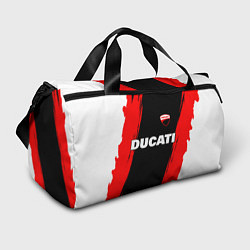 Спортивная сумка Ducati moto - красные полосы