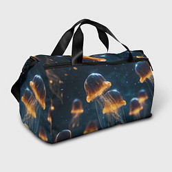 Спортивная сумка Люминисцентные медузы