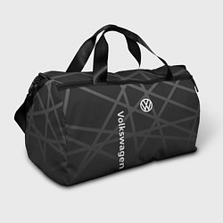 Сумки спортивные Volkswagen - classic black, цвет: 3D-принт