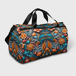 Спортивная сумка Mirrow floral pattern - art - vogue