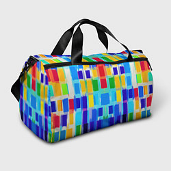 Спортивная сумка Colorful strips - pop art - vogue