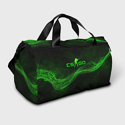 Спортивная сумка CSGO green abstract