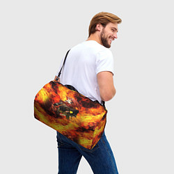 Сумки спортивные Эрис - пламя, цвет: 3D-принт — фото 2