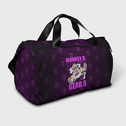 Спортивная сумка Ван пис - Луффи фиолетовый