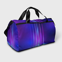 Спортивная сумка Neon glow - vaporwave - strips
