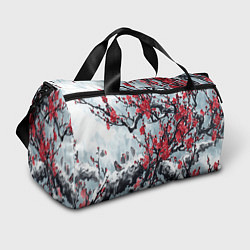 Спортивная сумка Лепестки цветущей вишни - сакура