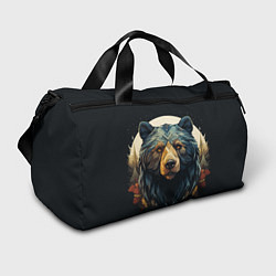Спортивная сумка Арт осенний медведь