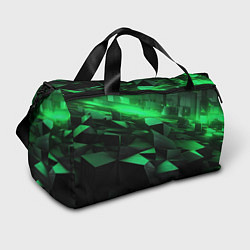 Спортивная сумка Зеленые квадратные плиты