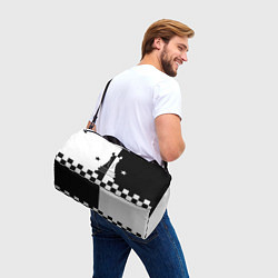 Сумки спортивные Шахматный конь, цвет: 3D-принт — фото 2