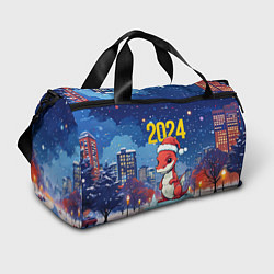 Спортивная сумка 2024 красный новогодний дракон