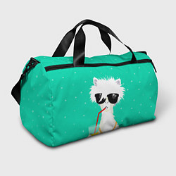 Спортивная сумка Лама - альпака на чиле