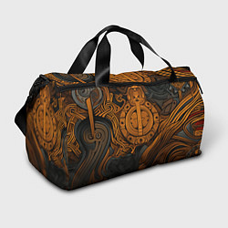 Спортивная сумка Узор в скандинавском фолк-арт стиле