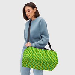 Сумки спортивные Паттерн из трансформированных геометрических фигур, цвет: 3D-принт — фото 2