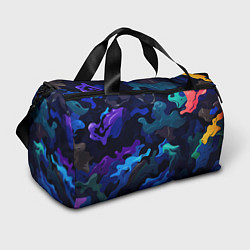 Спортивная сумка Камуфляж из разноцветных красок
