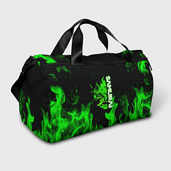 Спортивная сумка Samurai green fire toxic