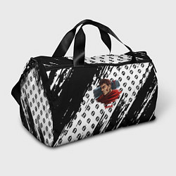 Спортивная сумка Berserk anime black pattern