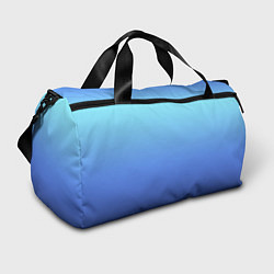 Спортивная сумка Голубой и черно-синий градиент