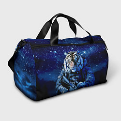 Спортивная сумка Тигр солдат снег и звезды