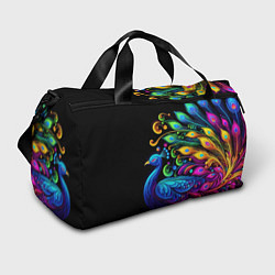 Спортивная сумка Neon peacock - art