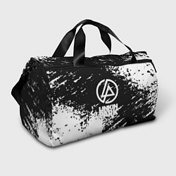 Спортивная сумка Linkin park logo краски текстура