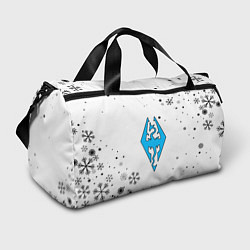 Спортивная сумка Skyrim logo winter