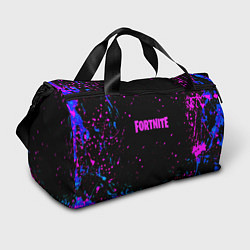 Спортивная сумка Fortnite неоновые брызги красок
