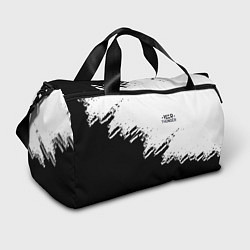 Спортивная сумка Warthunder чёрно белые краски гейм