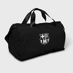 Спортивная сумка Barcelona fc club белое лого