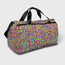 Спортивная сумка Разноцветная мелкая мозаика