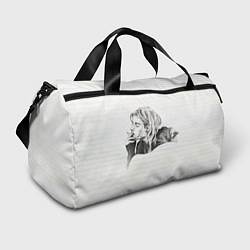 Спортивная сумка Рисунок Курта Кобейна