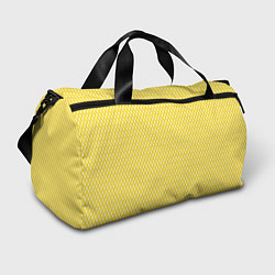 Спортивная сумка Жёлтый имитация сетки паттерн
