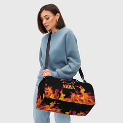 Сумки спортивные Анна - имя в огне, цвет: 3D-принт — фото 2