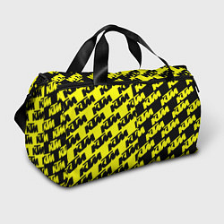 Спортивная сумка KTU жёлто чёрный стиль