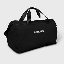 Спортивная сумка Samurai logo white