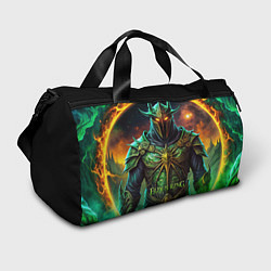 Сумки спортивные Elden Ring персонаж темный рыцарь, цвет: 3D-принт