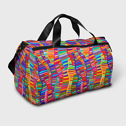 Спортивная сумка Абстрактная полноцветная живопись