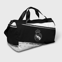 Спортивная сумка Реал мадрид белое лого